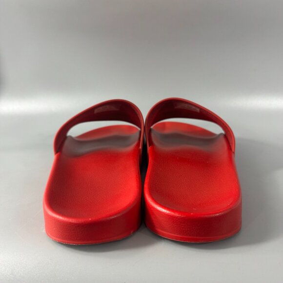 BALENCIAGA Men's Pool Slides in Red, Size US 12 - Picture 8 of 15